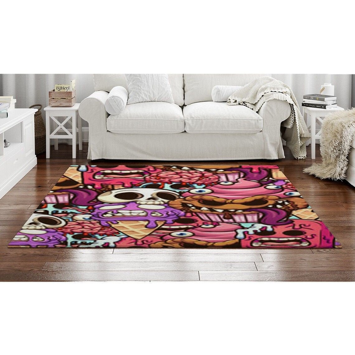 Cartoon Rugs Cartoon Area Rug Cartoon Monsters Area Rug Etsy