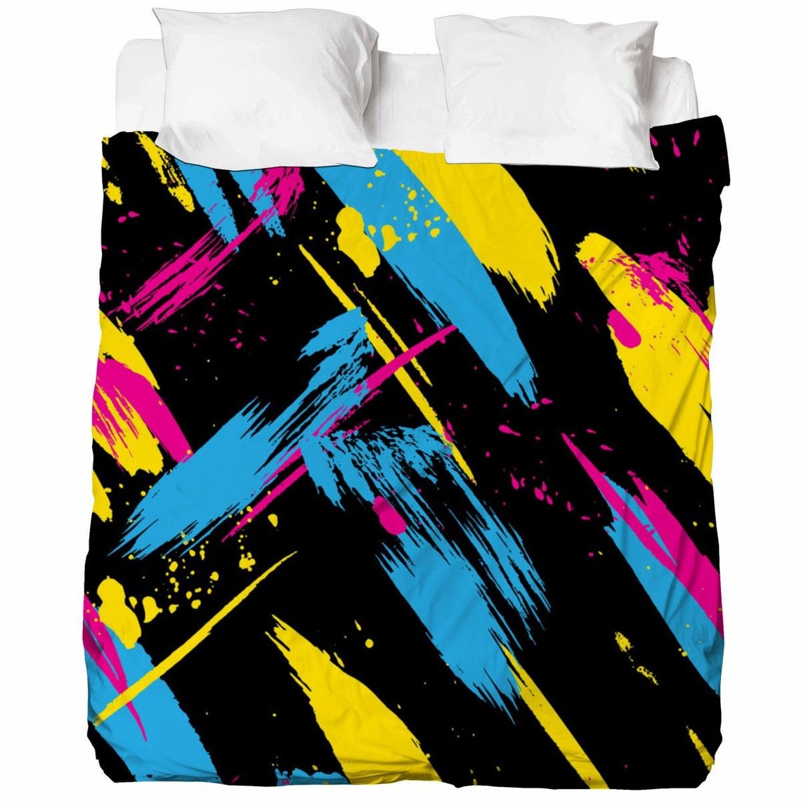 1980s Bed Sheets 1980s Flat And Top Sheet Retro 1980s Etsy