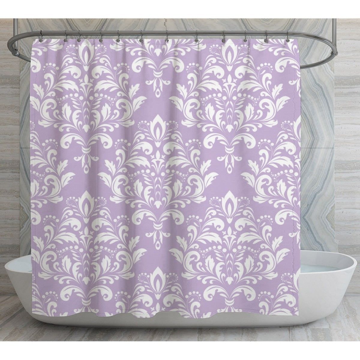 Lavender Shower Curtains Cute Shower Curtains Lavender Etsy