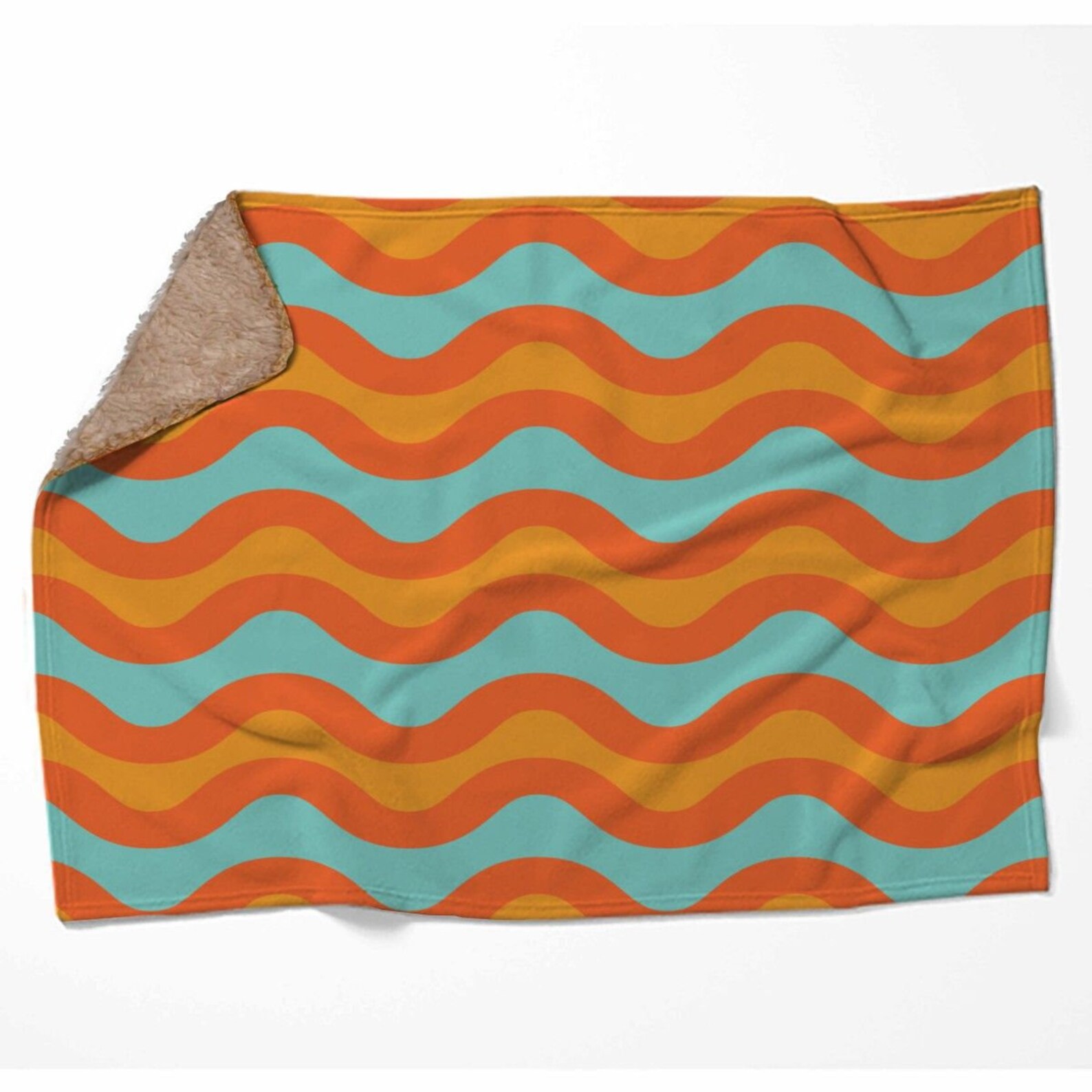 1970s Throw Blanket Retro Blanket 1970s Blanket Groovy Etsy