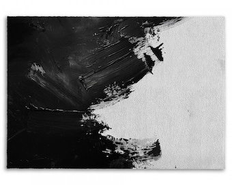 Brush Oil Paint Strokes Rug Modern Art Area Rugs Black And White Area Rugs White And Black Contemporary Rug Solid Dual Color Rugs