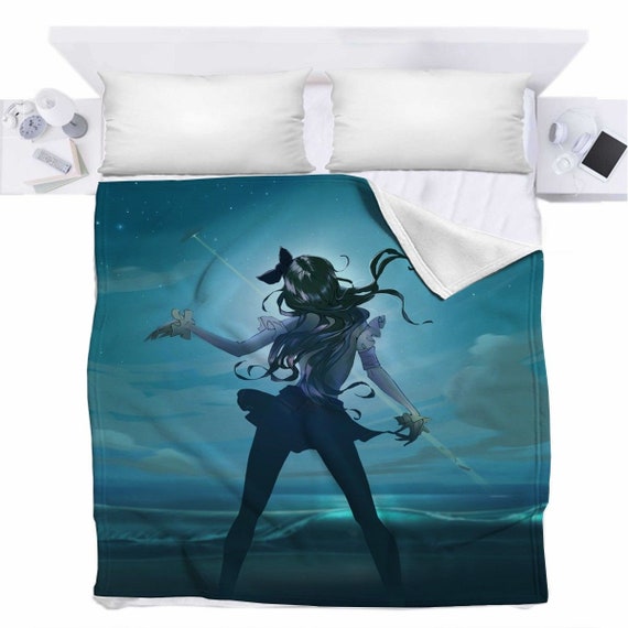 Anime Bedding Anime Bedspread Anime Blanket Girl Anime Bed Etsy