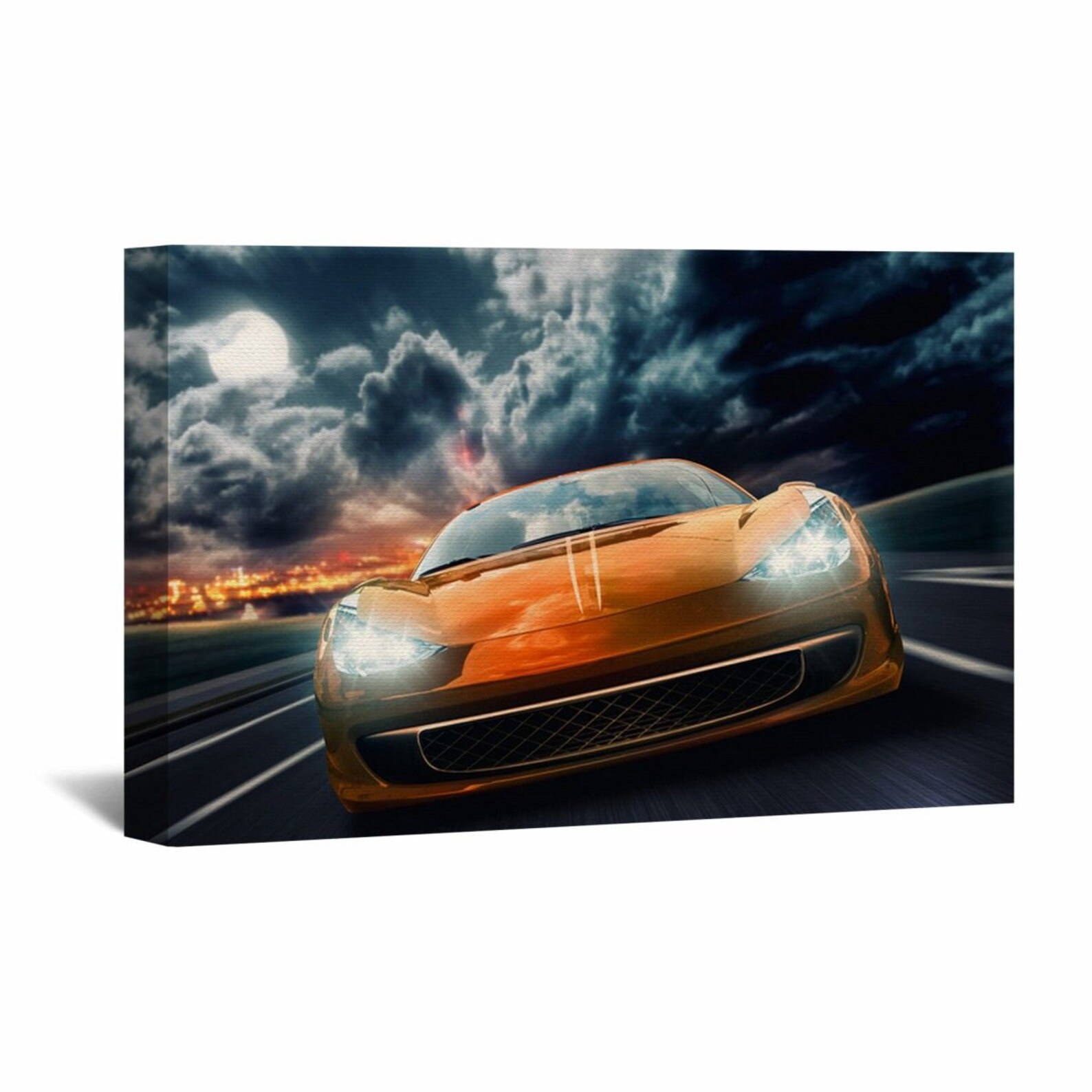 Race Car Canvas Wall Art Car Wall Art Sports Wall Decor Etsy
