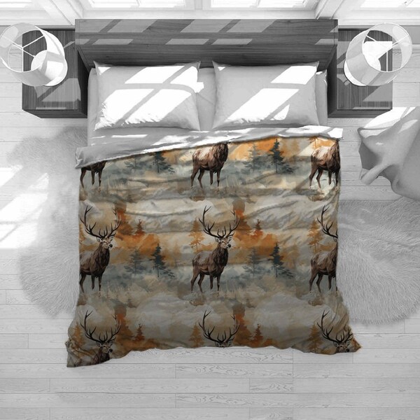 Hunting Bedding Etsy