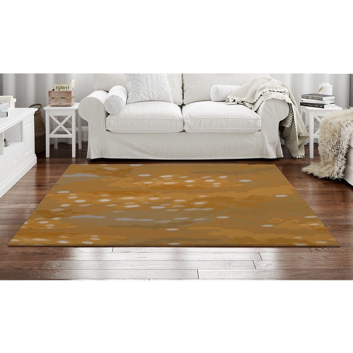 Antelope Rugs Antelope Area Rug Deer Area Rug Antelope Deer Etsy
