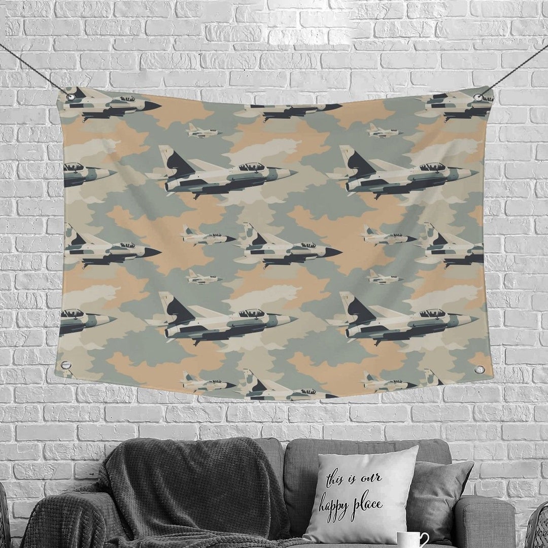 US Air Force Wall Art Jet Wall Decor Airplane Tapestry Etsy