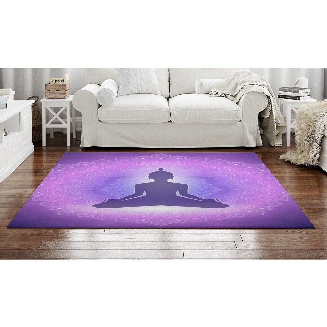 Meditation Rugs Yoga Area Rugs Meditation Lotus Position Etsy