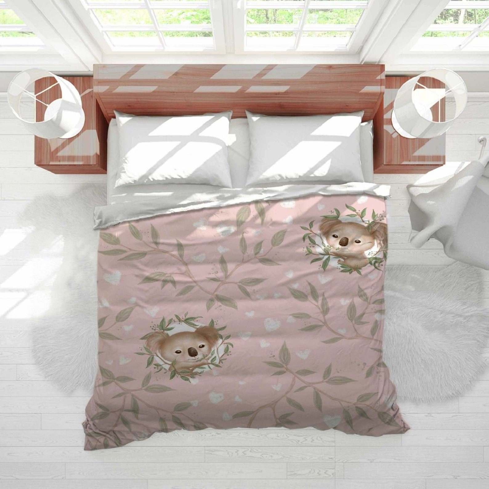 Koala Comforter Koala Bedding Cute Koala Bears Comforter Etsy