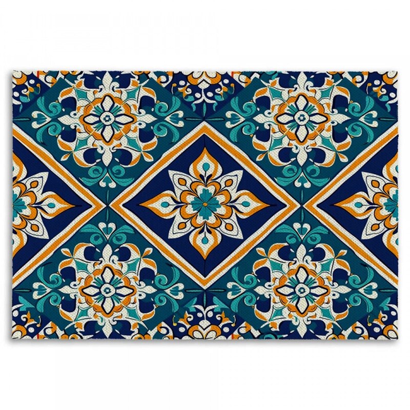 Mexican Rug Border Mexican Rug - Etsy