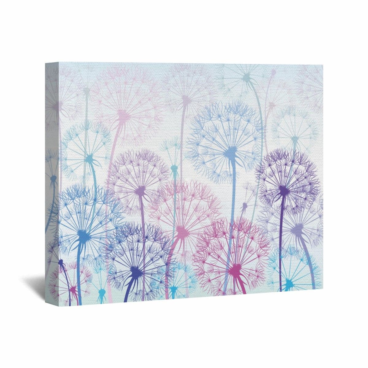 Dandelion Canvas Wall Art Dandelion Wall Art Dandelion Wall Etsy