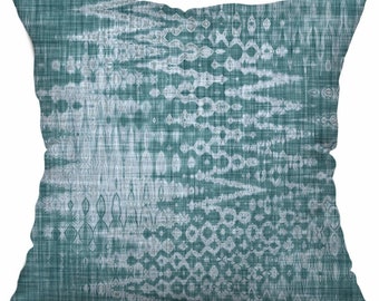 45cm x 45cm Lime Green and Teal Zagged Chevron Cushion Cover 45cm x 45cm Lime Green and Teal Zagged Chevron Cushion Cover