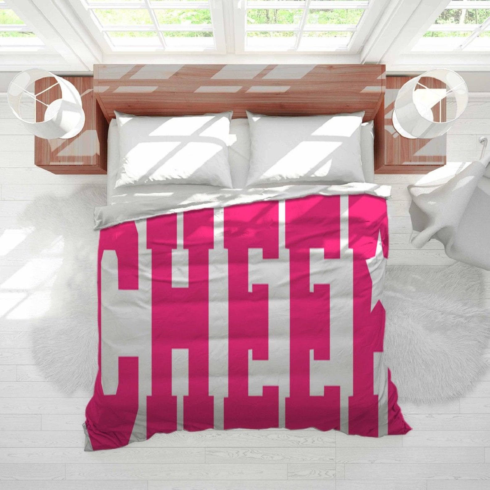 Cheerleader Comforter Cheerleader Bedding Cheerleading Cheer Etsy