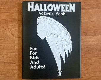 Halloween franchise inspired activity book - over 30 pages