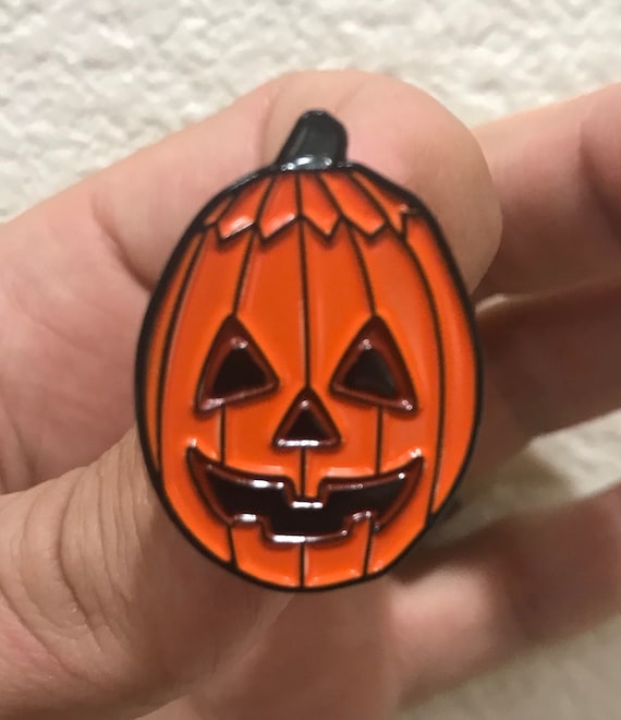 Halloween 3 Pumpkin Mask Enamel Pin Etsy