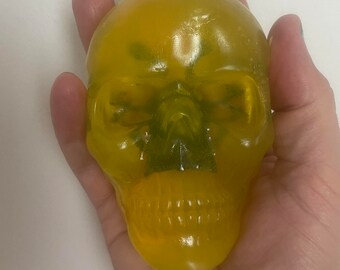 finger puppet skull sapone