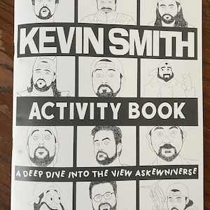 Kevin Smith inspired activity book - over 30 pages