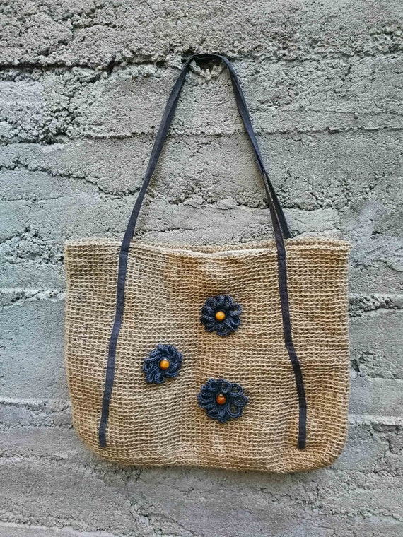 big crochet bag
