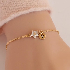 armband bloemenmeisje, voorstel bloemenmeisje peuter, gepersonaliseerd cadeau bloemenmeisje, armband huwelijkscadeau klein meisje, handgemaakte sieraden