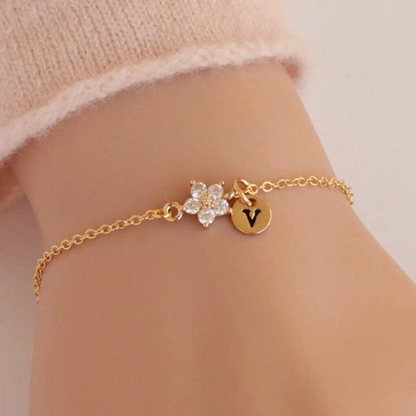 flower girl bracelet, toddler flower girl proposal, personalized flower girl gift, little girl bracelet wedding gift, handmade jewelry
