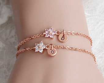 pulsera niña flor, niña flor pequeña, regalo personalizado de la niña de las flores, boda pulsera niña, será mi propuesta de niña flor