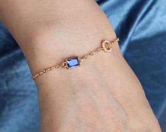Will you be my Something Blue bracelet earrings, something blue for bride, Something Blue Bridal Party gift Jewelry, bridesmaid proposal