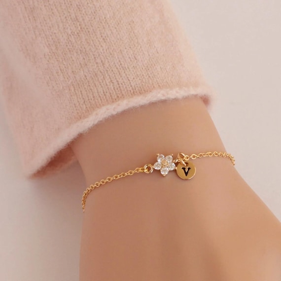 flower girl bracelet, toddler flower girl proposal, personalized flower girl gift, little girl bracelet wedding gift, handmade jewelry