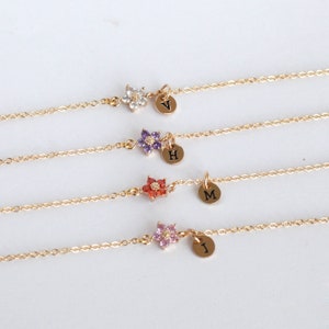 flower girl bracelet, toddler flower girl proposal, personalized flower girl gift, little girl bracelet wedding gift, handmade jewelry image 8