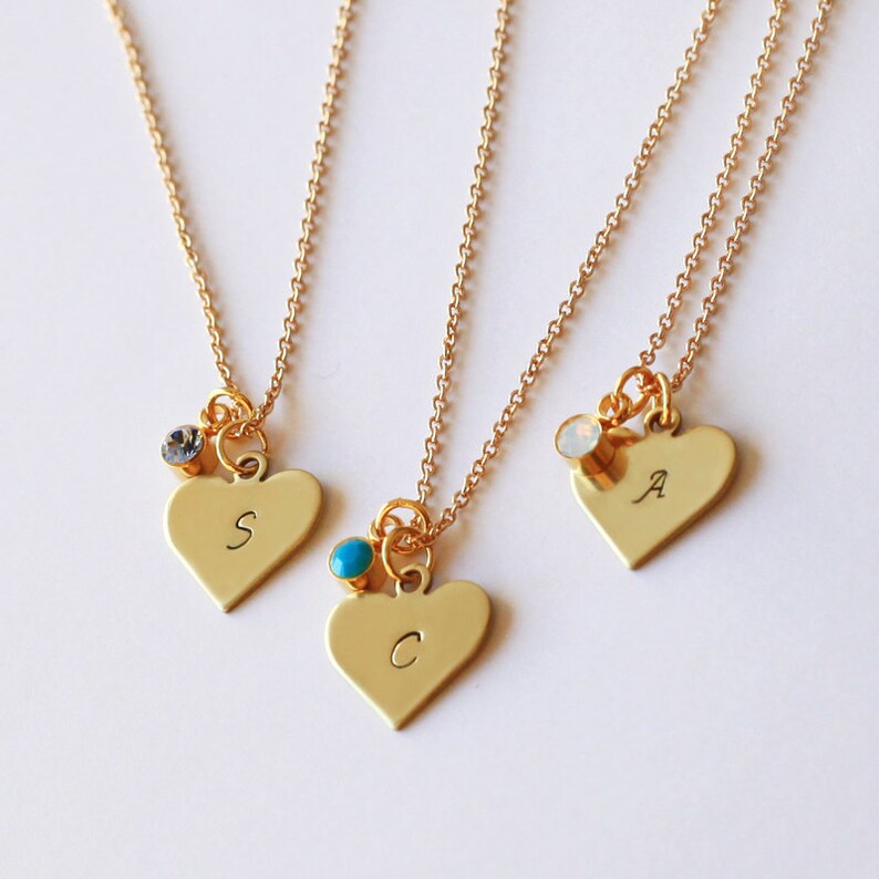 Bridesmaid necklace best friend necklace 3 Sisters Necklace Etsy