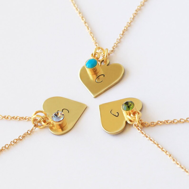 Bridesmaid necklace best friend necklace 3 Sisters Necklace Etsy