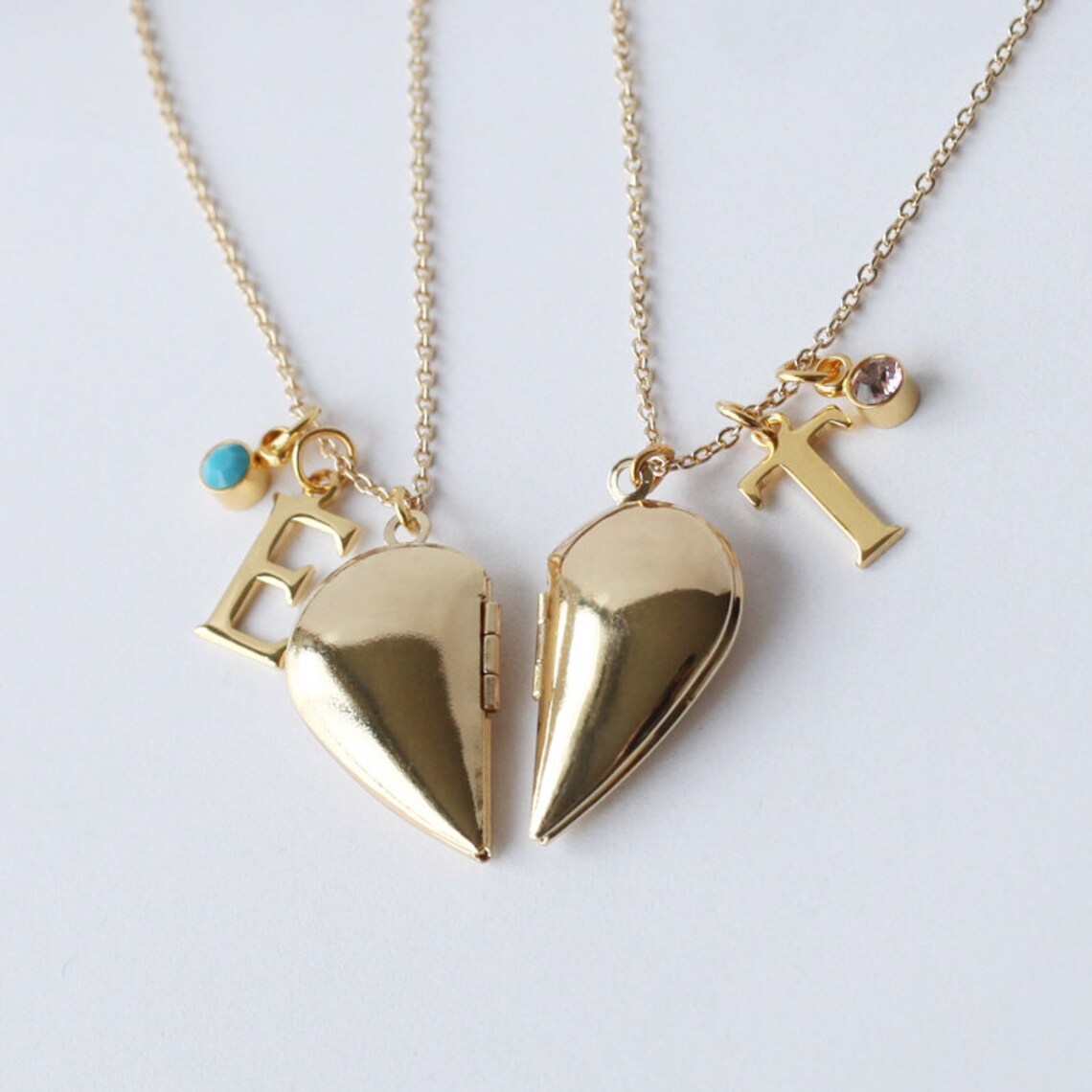 Half locket necklace Clearance