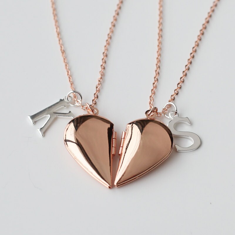 Best friend locket best sale necklace