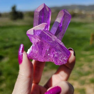 Lavender Aura Quartz