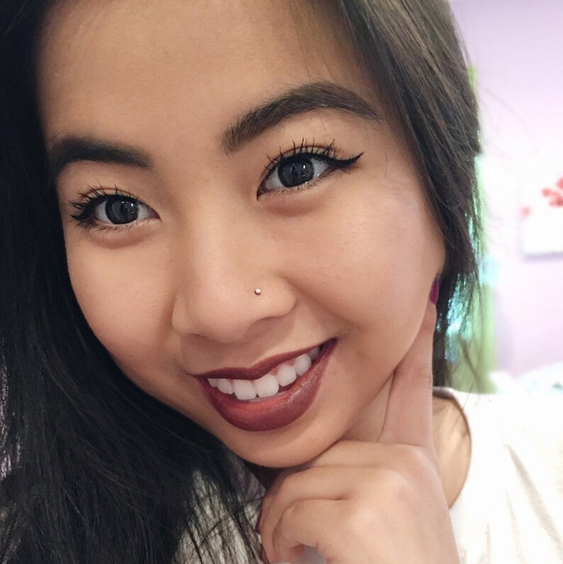 fake nose piercing stud ring magnetic