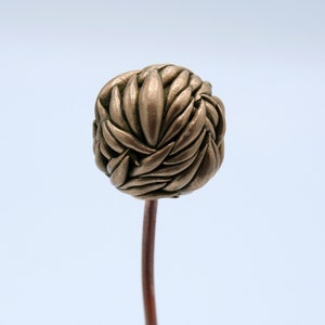 Botanical - bronze flower "spike"