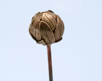 Botanical - bronze flower "leaf"