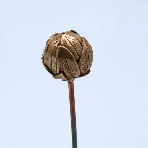 Los Botánicos - flor de bronce "hoja"