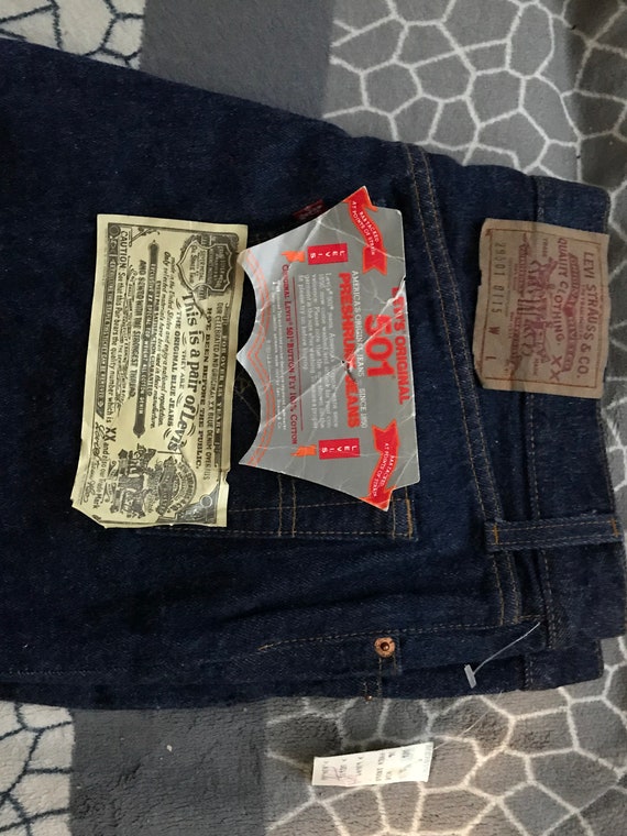 levis 501 preshrunk