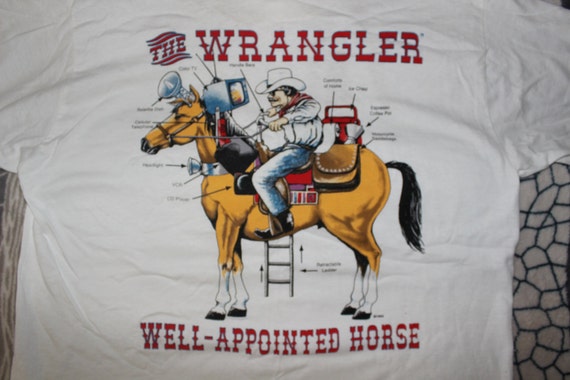 wrangler t shirt vintage