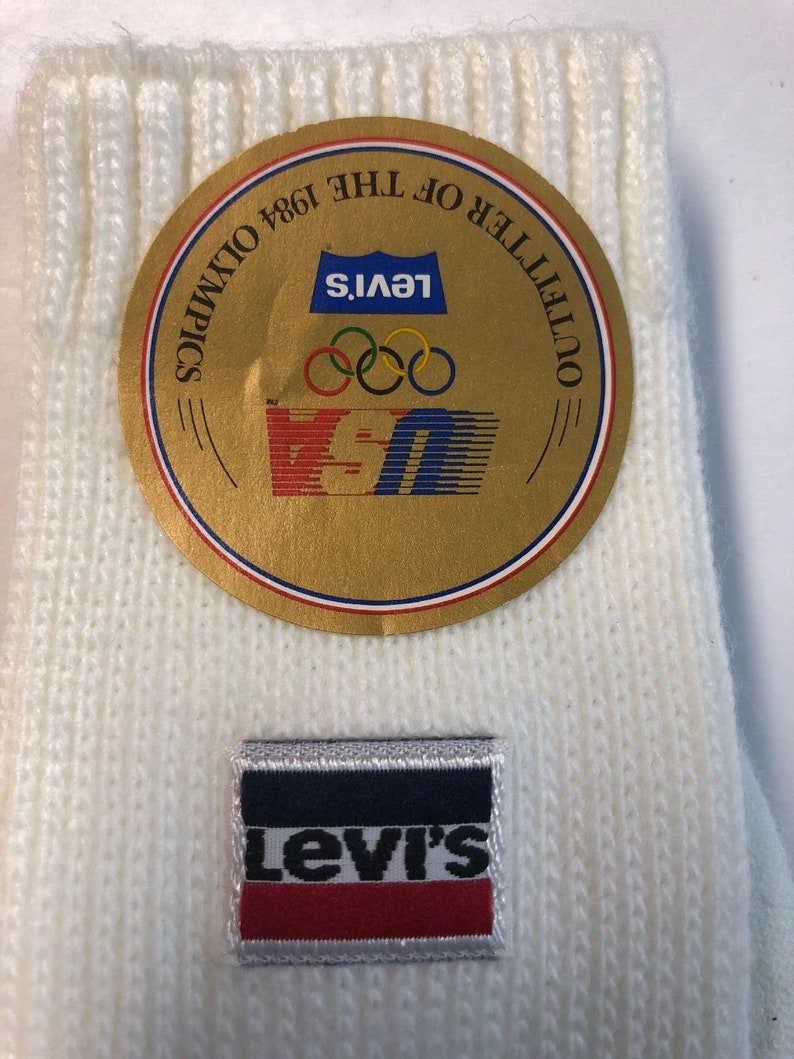 Vintage 1984/'s Levi/'s Socks Size 10-13 1 Pairs made in USA new 501 jeans