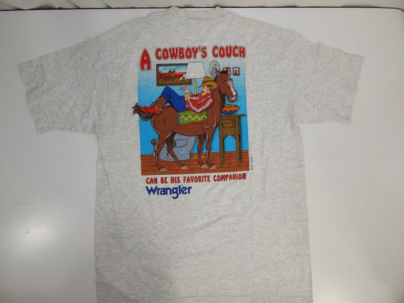 wrangler t shirt vintage