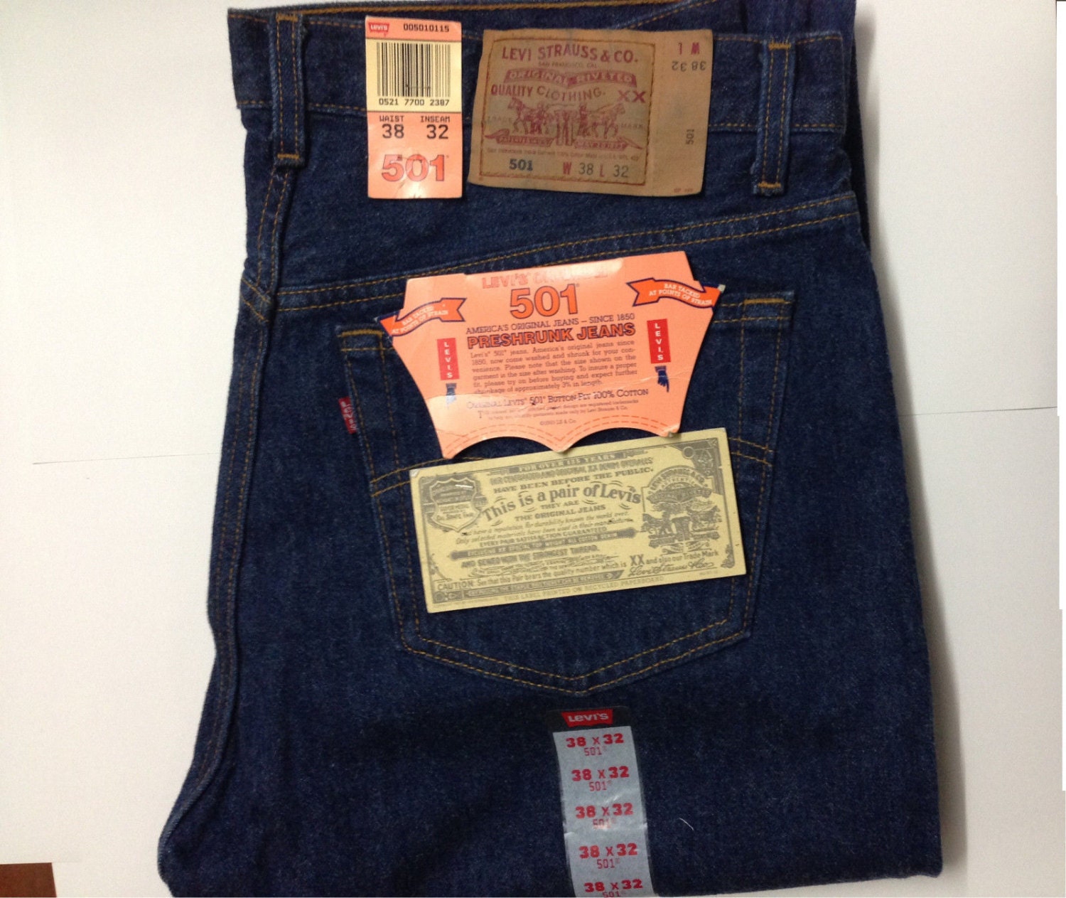 levis 501 38 32