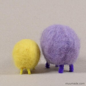 Fluffy sheep mum & baby. Set of 3 sewing patterns to make adorable sheep father, mother and baby!