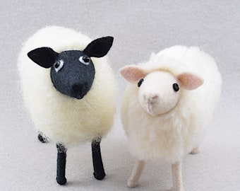 Sheep Sewing Pattern Tutorial, Farm animal pattern, Farmhouse decor, Felt Animal Toy, DIY Gift, Stuffed animal pattern, Sewing project
