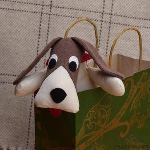 A soft fabric dog sewing pattern & instructions.