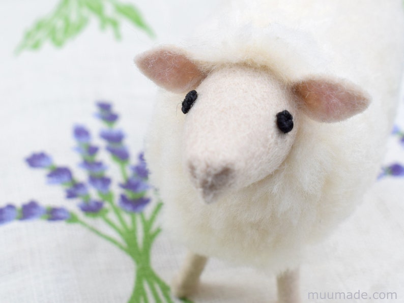 Sheep Sewing Pattern Tutorial, Farm animal pattern, Farmhouse decor, Felt Animal Toy, DIY Gift, Stuffed animal pattern, Sewing project image 2