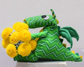 DIY Dragon & Dinosaur Sewing Pattern: Soft Fabric Plushie Tutorial (PDF Pattern in English)
