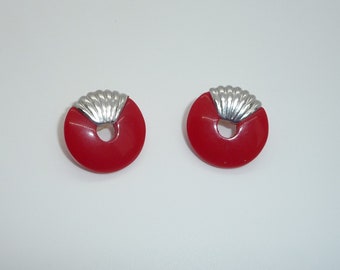 Boucles D'Oreilles Vintage Pierre Lang | Ancienne Paire Grosse | Neuf Avec Étiquettes