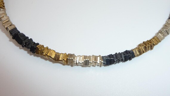 Statement Artisan Torque Choker: Handcrafted Mixe… - image 5