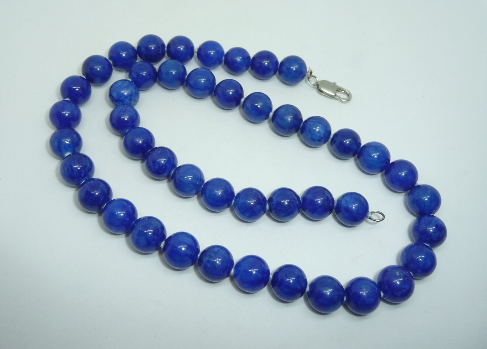Collana Di Perline Di Lapislazzuli Blu Scintillante - Gioielli Con Pietre Preziose Di Lapislazzuli Rondelle Lisce Da 5 Mm A 7 Mm - Gioielli Da Uomo E Da Donna - Le Migliori