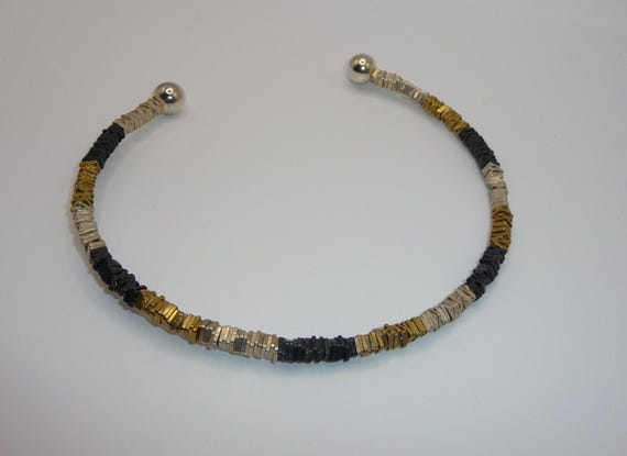 Statement Artisan Torque Choker: Handcrafted Mixe… - image 7